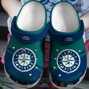 Seattle Mariners Blue-Green Clogs Crocband Shoes - Gift for Men Women Fans - Gift for Men Women Fans