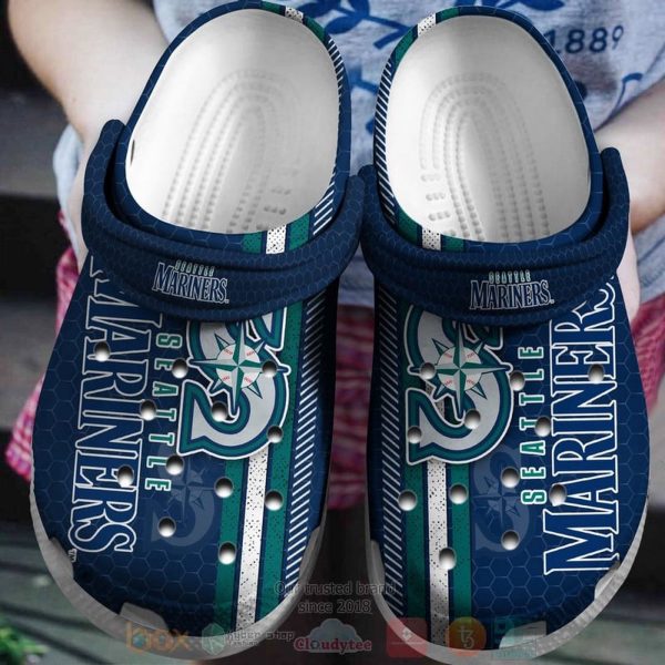 Seattle Mariners Clogs Crocband Shoes – Gift for Men Women Fans – Gift for Men Women Fans