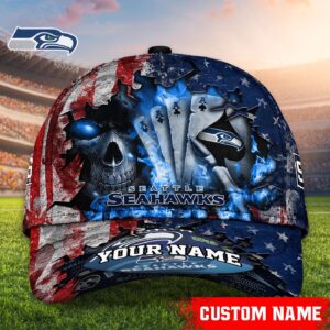 Seattle Seahawks NFL Classic CAP Hats For Fans Custom