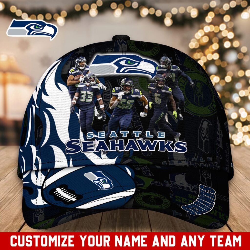Seattle Seahawks NFL Classic CAP Hats For Fans Custom
