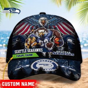 Seattle Seahawks NFL Classic CAP Hats For Fans Custom