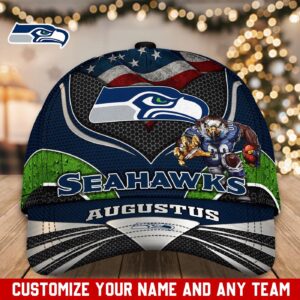 Seattle Seahawks NFL Classic CAP Hats For Fans Custom