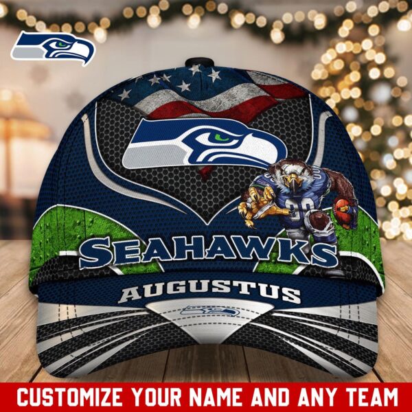Seattle Seahawks NFL Classic CAP Hats For Fans Custom