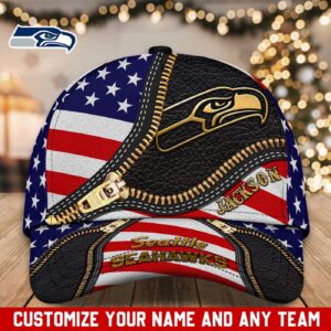 Seattle Seahawks NFL Classic CAP Hats For Fans Custom