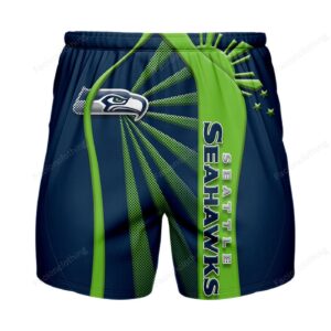 Seattle Seahawks NFL Men Hawaiian Shorts Pant Personalized For Fan