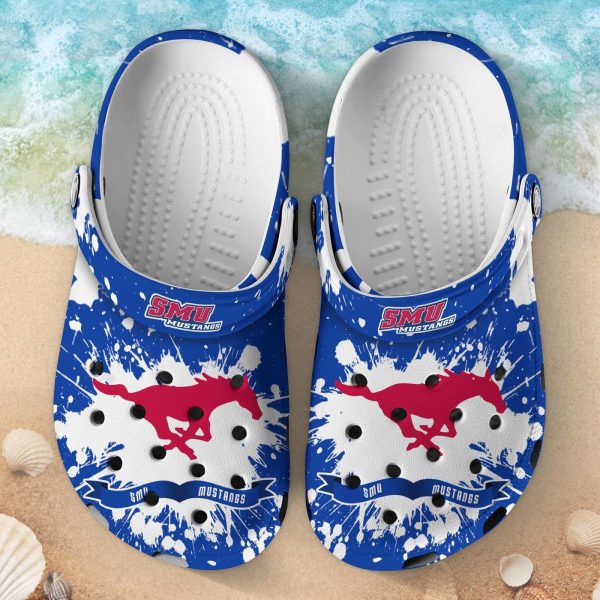 SMU Mustangs Clog Shoes, Water Shoes – Gift for Men Women Fans – Gift for Men Women Fans