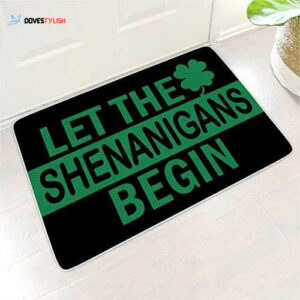 St Patricks Day Easy Clean Welcome DoorMat