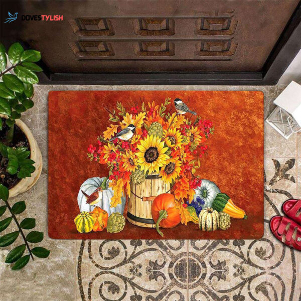 Sunflower Easy Clean Welcome DoorMat