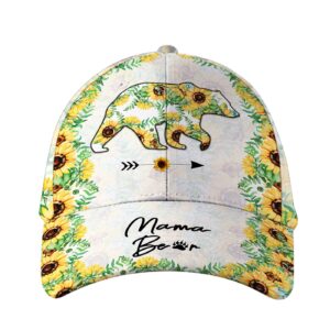 Sunflower Mamabear Hat Classic Cap KCF103108Pb 3
