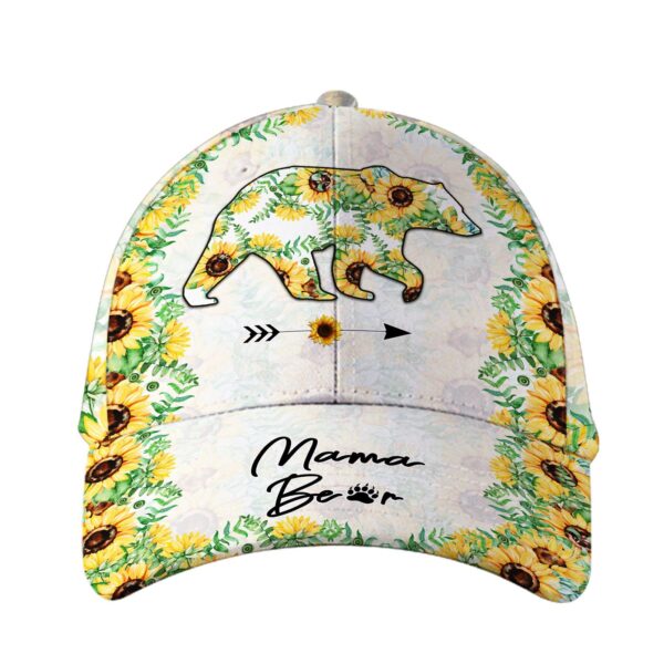 Sunflower Mamabear Hat Classic Cap KCF103108Pb