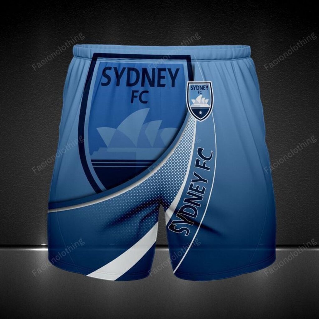 Sydney FC Personalized Fashion Men Hawaiian Shorts Pant Sydney FC Personalized Fashion Men Hawaiian Shorts Pant