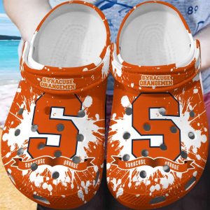 Syracuse Orange Clog Shoes, Water Shoes – Gift for Men Women Fans – Gift for Men Women Fans