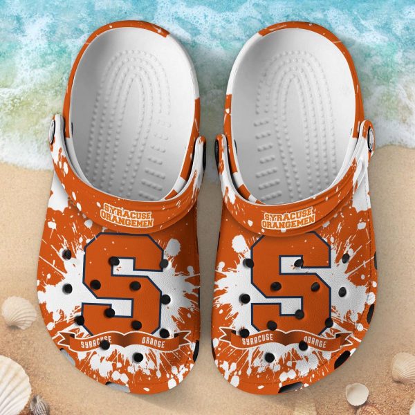 Syracuse Orange Clog Shoes, Water Shoes – Gift for Men Women Fans – Gift for Men Women Fans