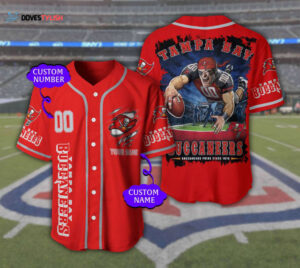 Tampa Bay Buccaneers Personalized Baseball Jersey