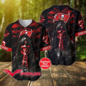 Tampa Bay Buccaneers Personalized Baseball Jersey