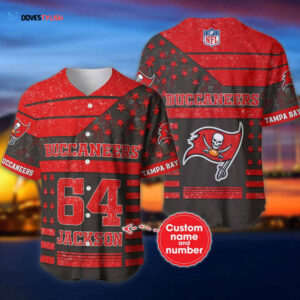 Tampa Bay Buccaneers Personalized Baseball Jersey