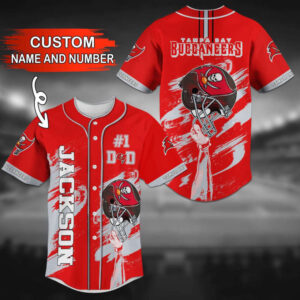 Tampa Bay Buccaneers Personalized Baseball Jersey