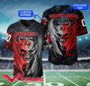Tampa Bay Buccaneers Personalized Baseball Jersey