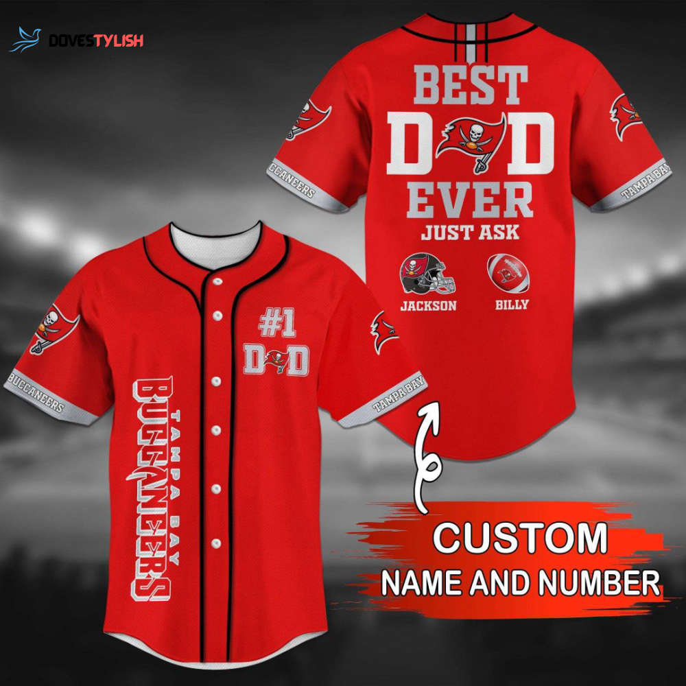 Tampa Bay Buccaneers Personalized Baseball Jersey Tampa Bay Buccaneers Personalized Baseball Jersey