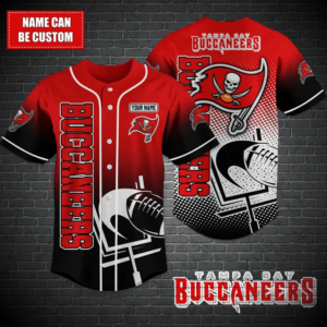 Tampa Bay Buccaneers Personalized Baseball Jersey