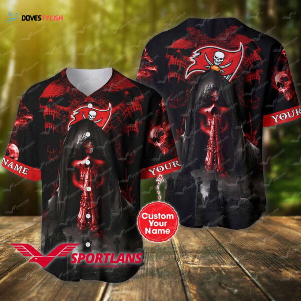 Tampa Bay Buccaneers Personalized Baseball Jersey