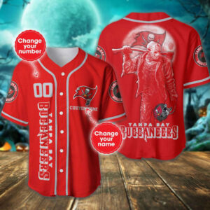 Tampa Bay Buccaneers Personalized Baseball Jersey