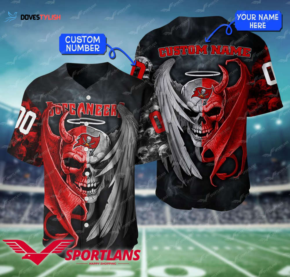 Tampa Bay Buccaneers Personalized Baseball Jersey Tampa Bay Buccaneers Personalized Baseball Jersey