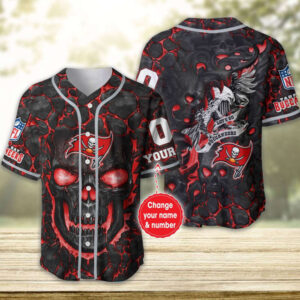 Tampa Bay Buccaneers Personalized Baseball Jersey