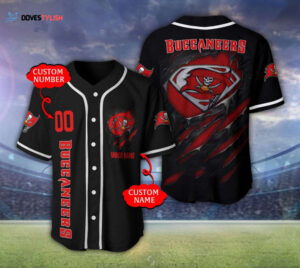 Tampa Bay Buccaneers Personalized Baseball Jersey