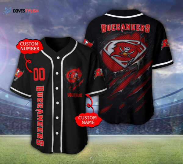 Tampa Bay Buccaneers Personalized Baseball Jersey