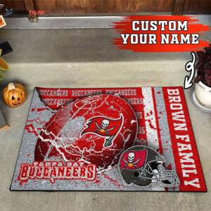 Tampa Bay Buccaneers Personalized Doormat Home Decor 2024 2025 26