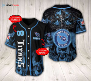 Tennessee Titans Baseball Jersey Custom Name And Number