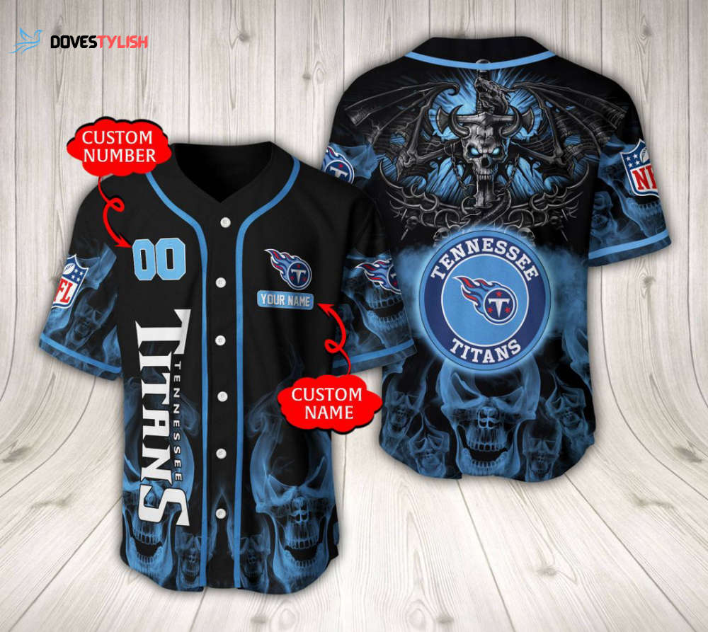 Tennessee Titans Baseball Jersey Custom Name And Number Tennessee Titans Baseball Jersey Custom Name And Number