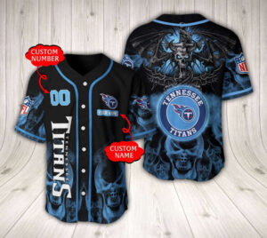 Tennessee Titans Baseball Jersey Custom Name And Number