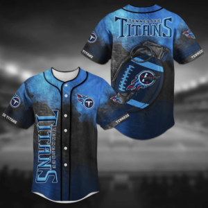 Tennessee Titans NFL Baseball Jersey Shirt For Fans
