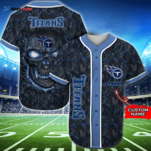 Tennessee Titans Personalized Baseball Jersey