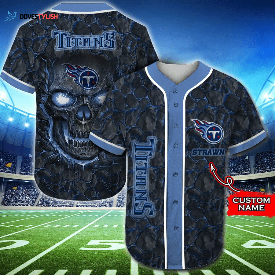 Tennessee Titans Personalized Baseball Jersey Tennessee Titans Personalized Baseball Jersey