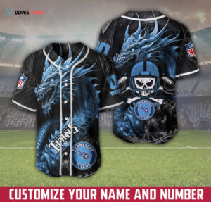Tennessee Titans Personalized Baseball Jersey