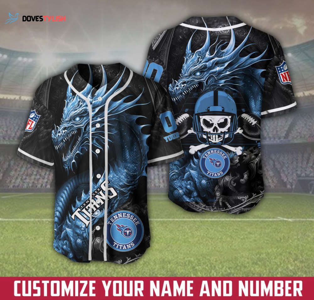 Tennessee Titans Personalized Baseball Jersey Tennessee Titans Personalized Baseball Jersey