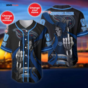 Tennessee Titans Personalized Baseball Jersey