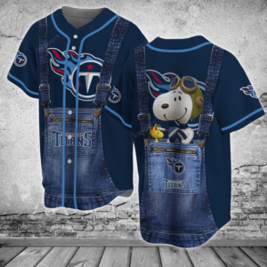 Tennessee Titans Personalized Baseball Jersey