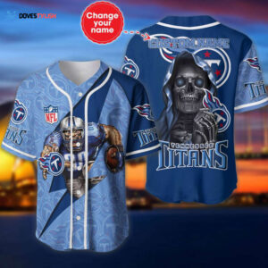 Tennessee Titans Personalized Baseball Jersey