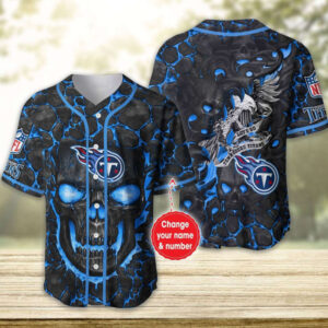 Tennessee Titans Personalized Baseball Jersey