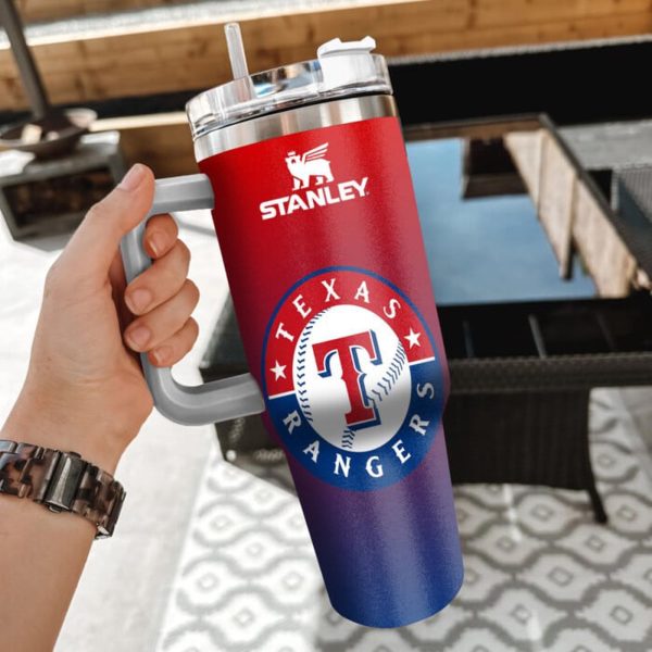 Texas Rangers Stanley Tumbler – Gift for Fan Men Women