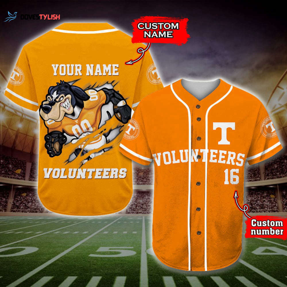 Trending 2023 Personalized Tennessee Volunteers Mascot All Over Print 3D Baseball Jersey – Orange Trending 2023 Personalized Tennessee Volunteers Mascot All Over Print 3D Baseball Jersey – Orange