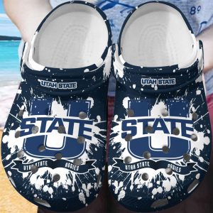 Utah State Aggies Clog Shoes, Water Shoes - Gift for Men Women Fans - Gift for Men Women Fans