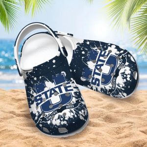 Utah State Aggies Clog Shoes, Water Shoes – Gift for Men Women Fans – Gift for Men Women Fans