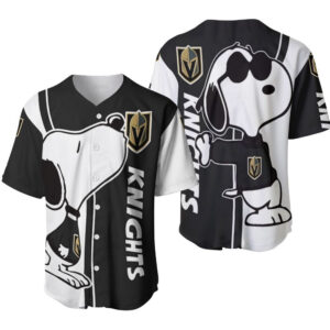 Vegas Golden Knights snoopy lover Printed Baseball Jersey
