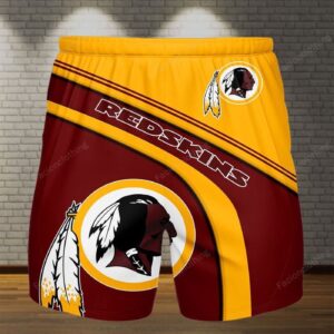 Washington football team Personalized Fashion Men Hawaiian Shorts Pant