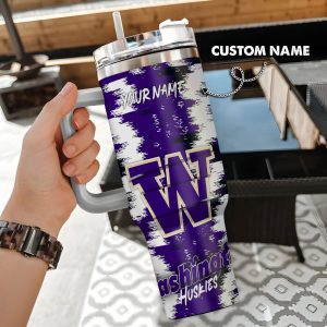 Washington Huskies Stanley Tumbler – Gift for Fan Men Women – Gift for Fan Men Women